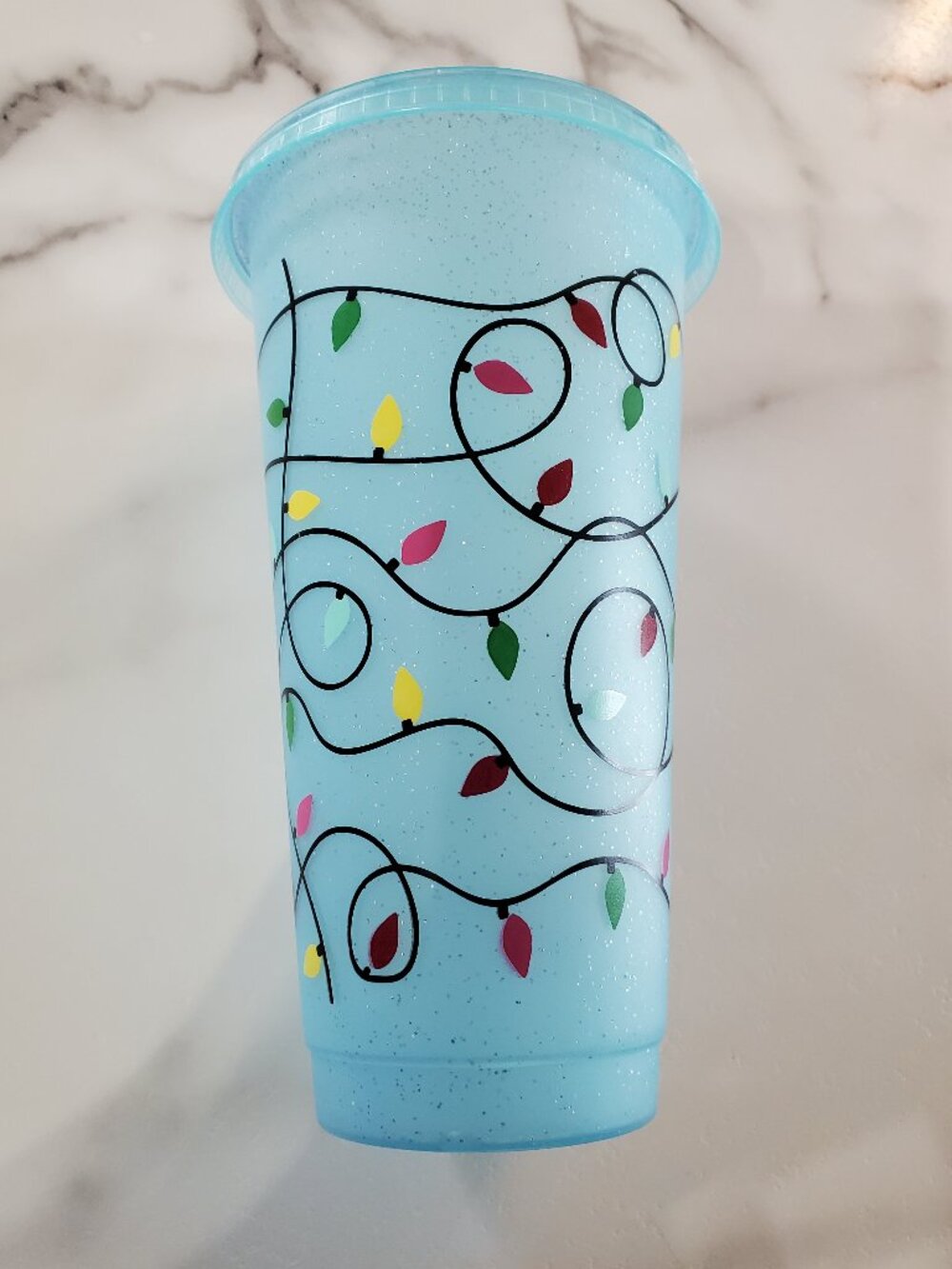 Color Changing Christmas Lights Plastic Cup